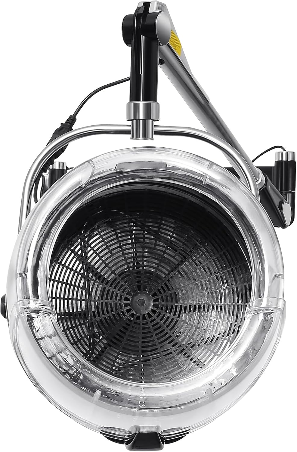 Black Wall Mounted Hair Dryer with Swivel Arm L42310