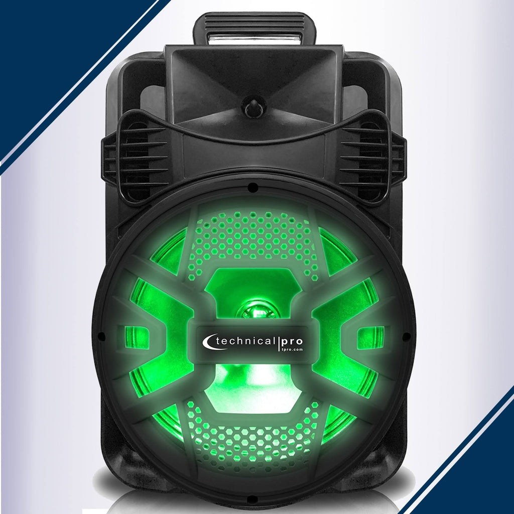 Rechargeable Bluetooth LED Speaker with USB/SD Card & FM Radio F87247