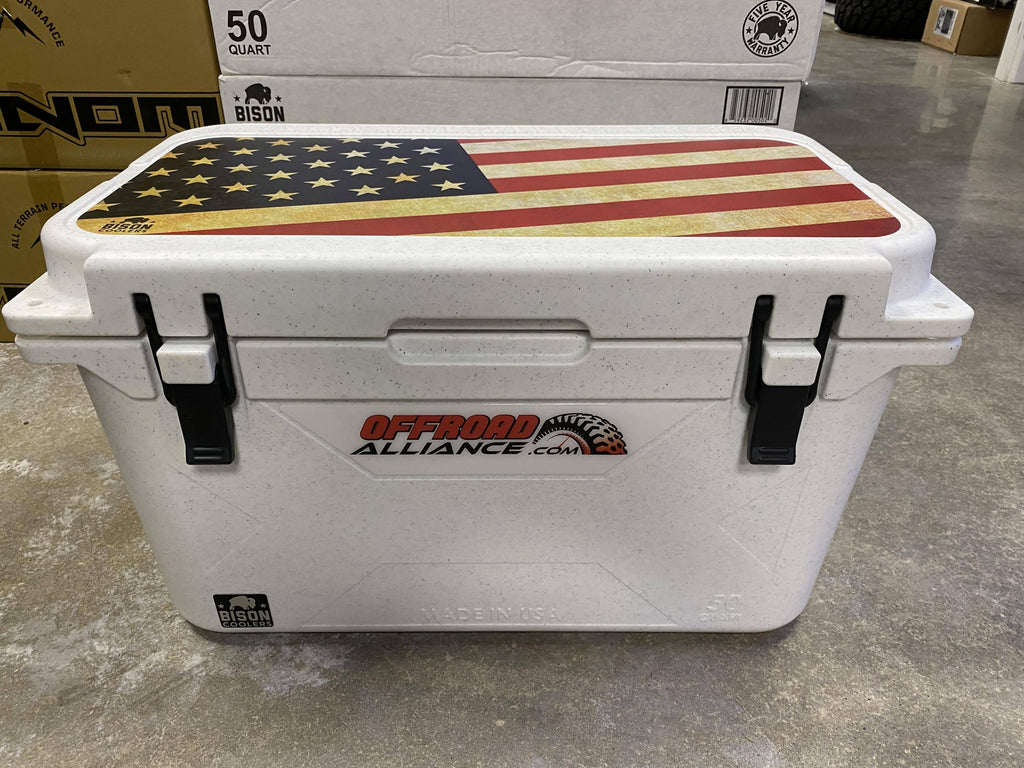 White 50 Quart Cooler B766507