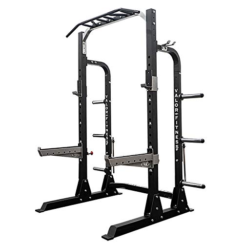 Half Rack Squat Machine with Pull Up Station Y6879
