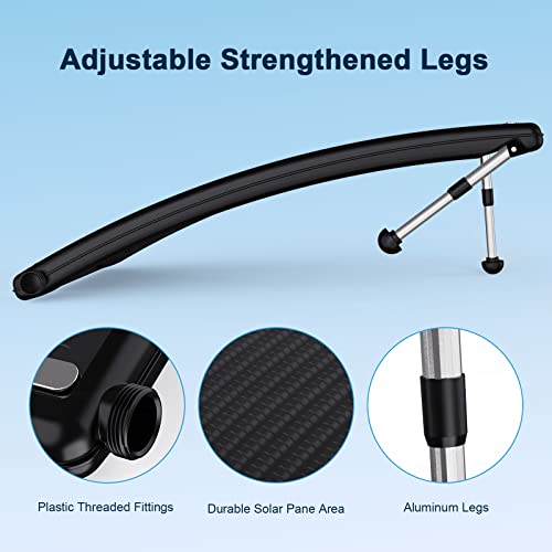Solar Pool Heater with Two Hoses & Clamps, Two Adapters M176