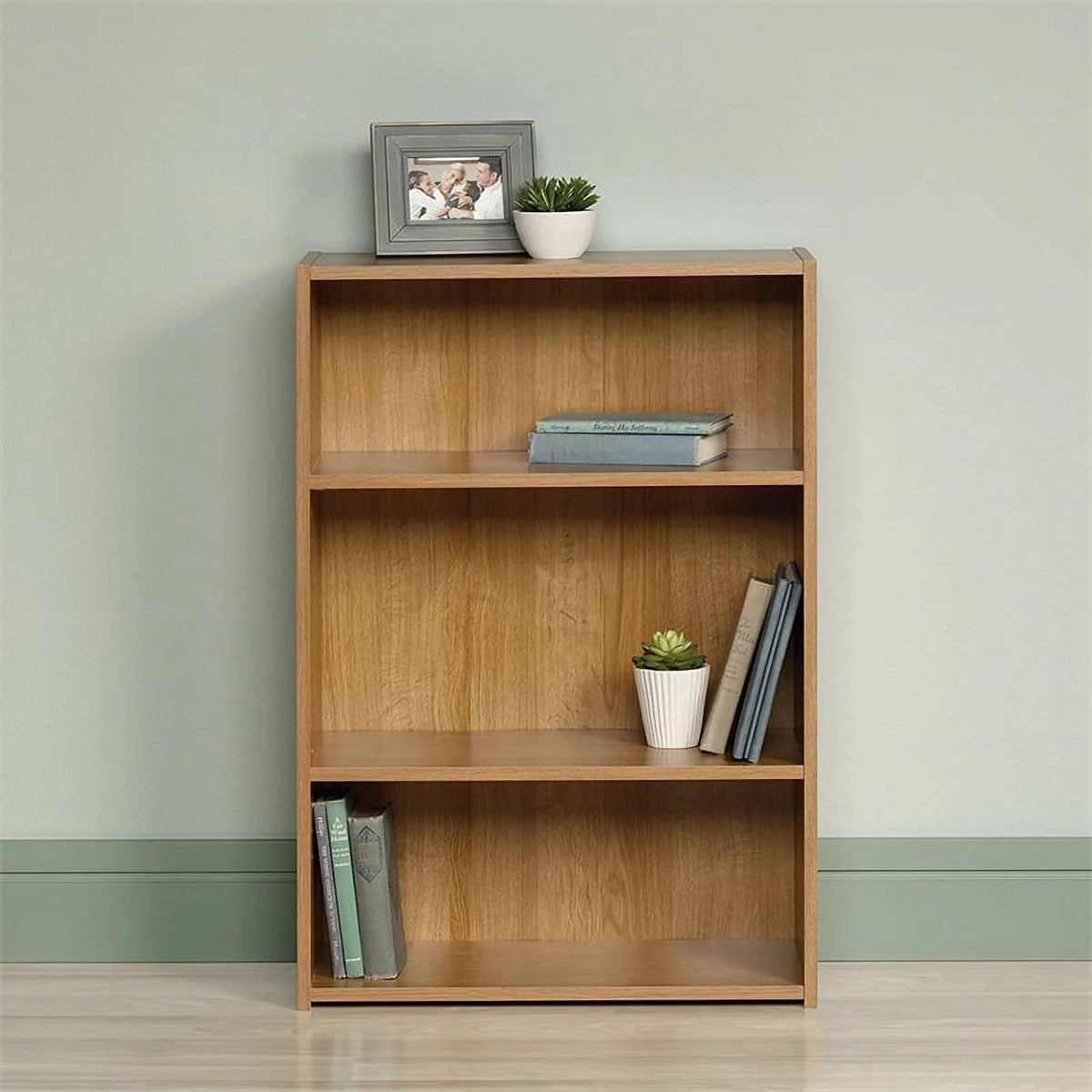 3 Shelf Wood Bookcase F3140