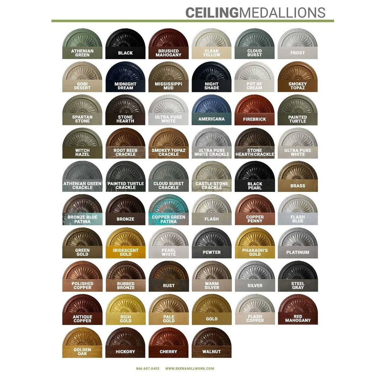 Palmetto Ceiling Medallion H280106
