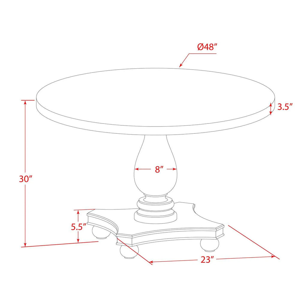 7-Piece Wood Dining Set F973361