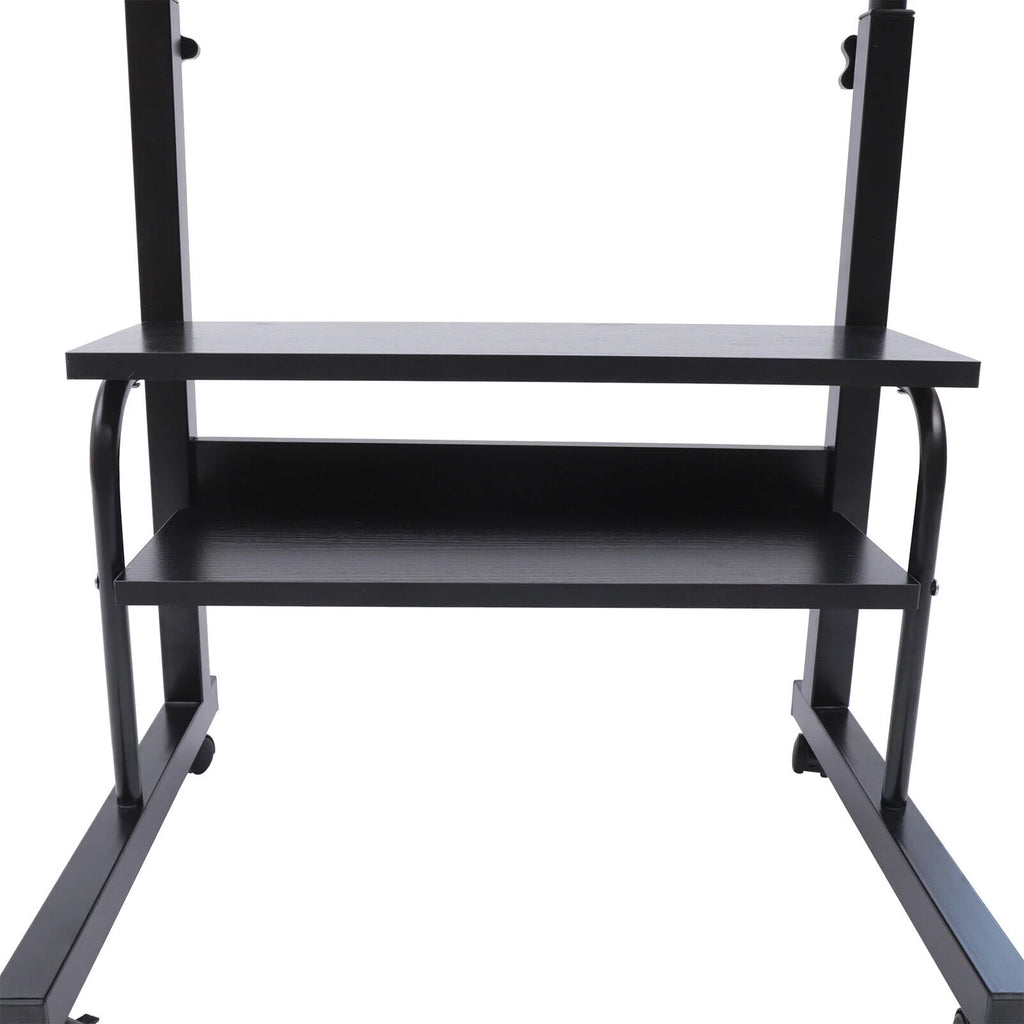 Adjustable Mobile Sofa Side Table with Wheels U2274