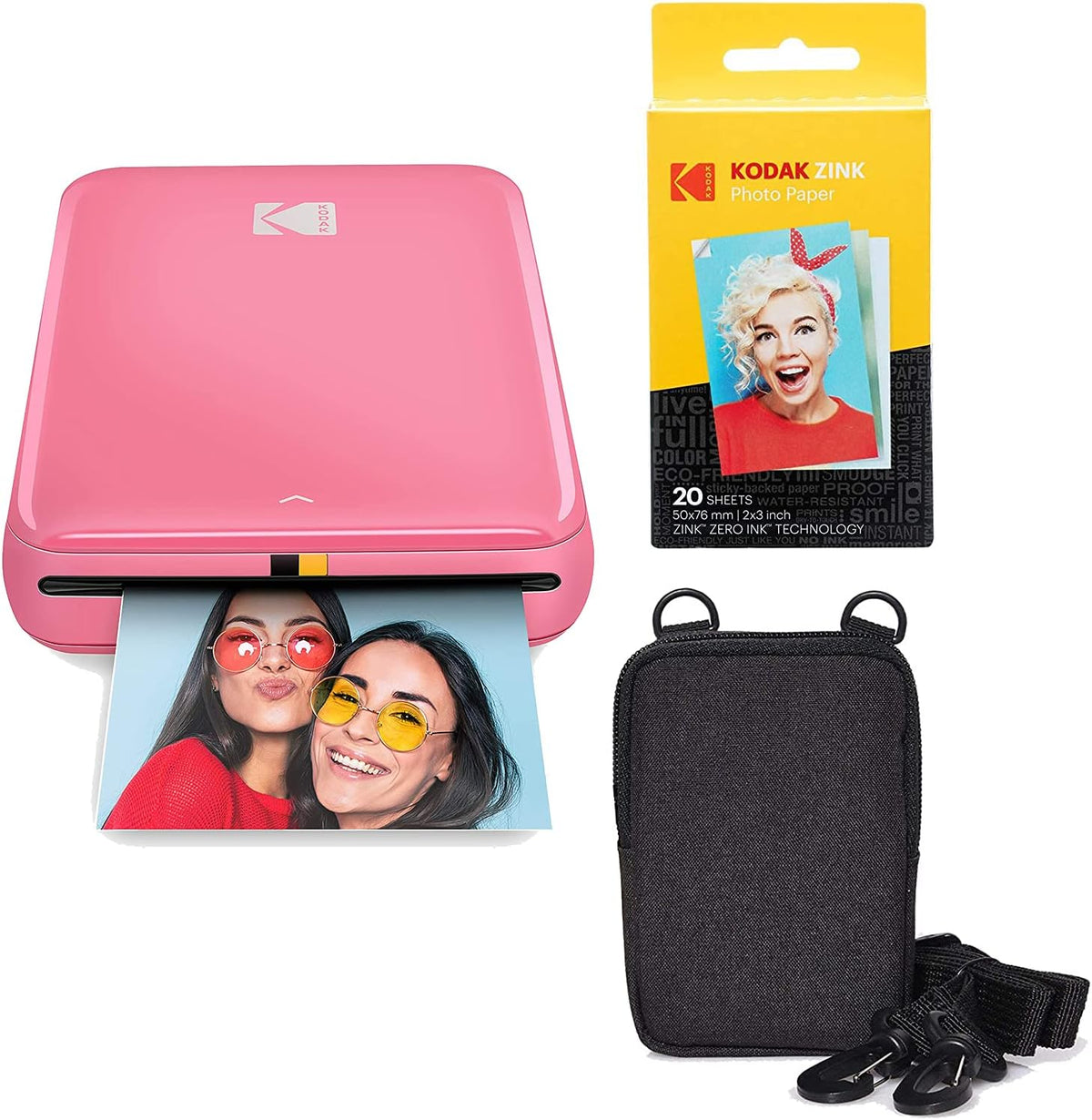 Pink Instant Photo Printer with Bluetooth/NFC B7734