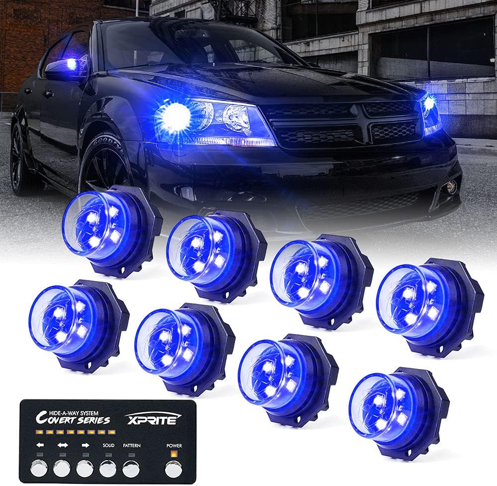 Amber Green LED Strobe Lights Kit 6PCS M556922
