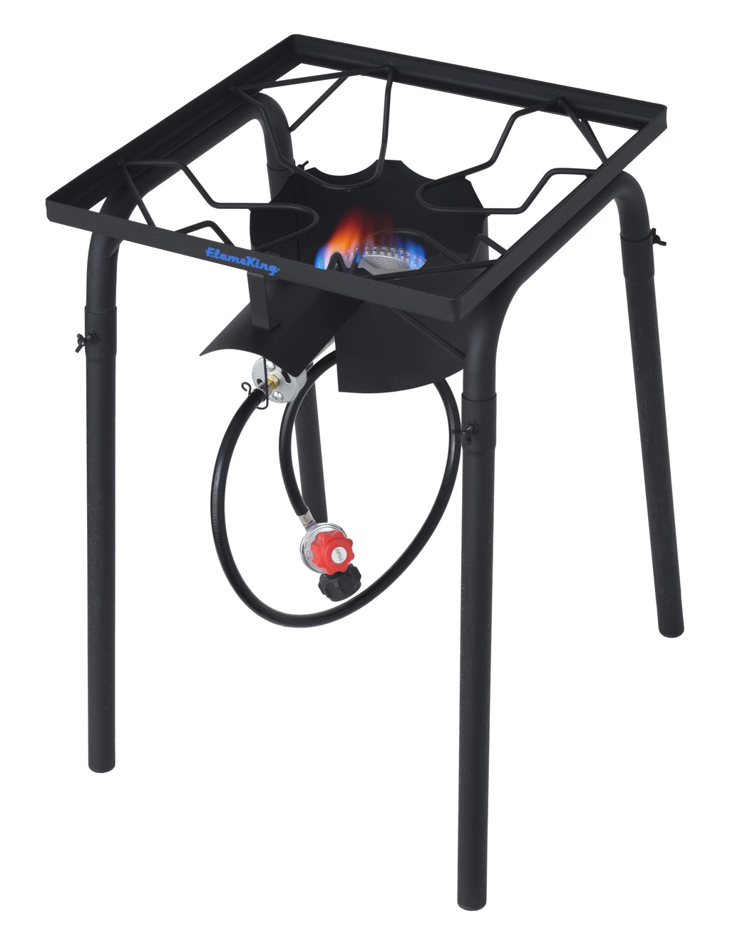 100,000 BTU LP Gas Outdoor Stove Burner with Regulator Hose W58858