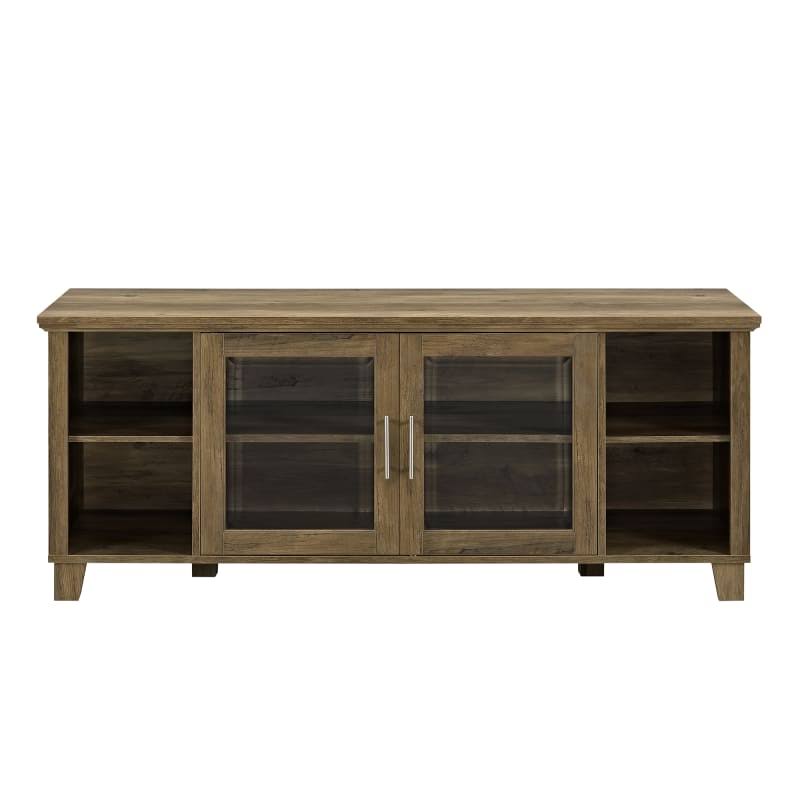 58x22 Wide TV Stand Media Cabinet with Glass Doors H110114