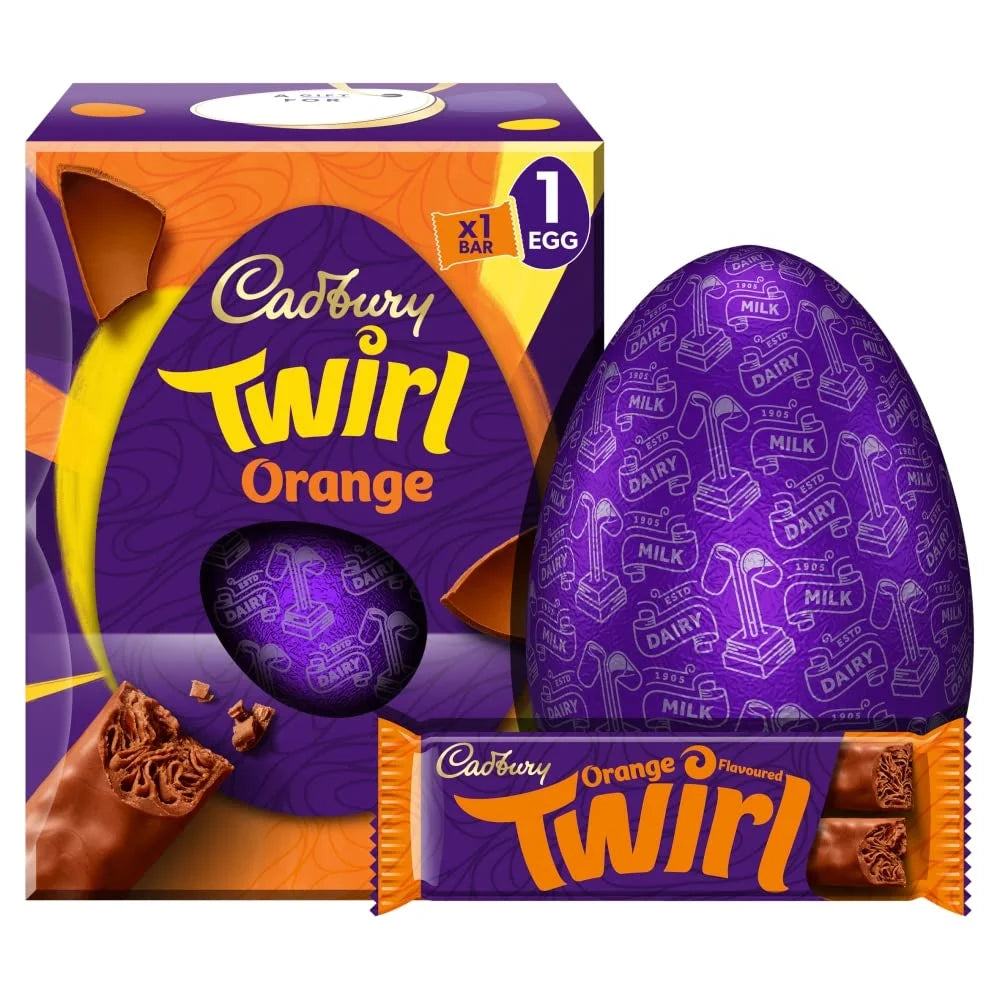 Cadbury Twirl Orange Large Egg 198G A501
