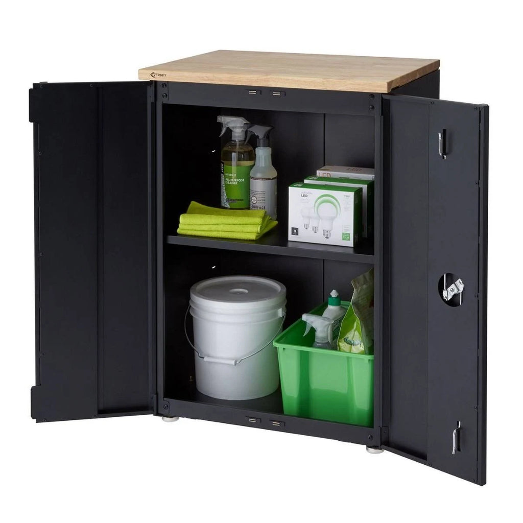 Black Garage Base Cabinet U6679