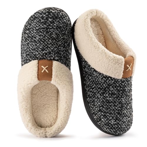 Women's Memory Foam Indoor Slipper with Anti-Skid Rubber Sole T13081