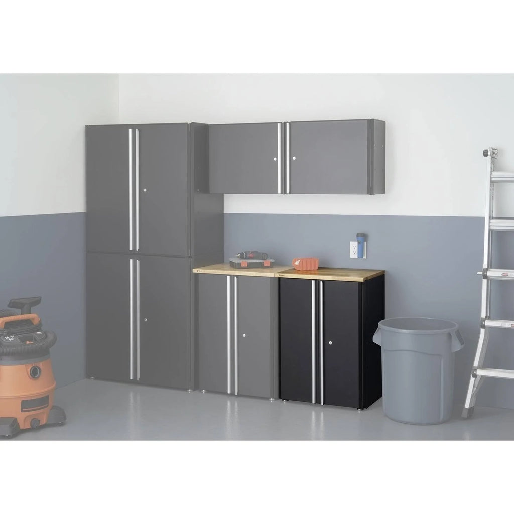 Black Garage Base Cabinet U6679