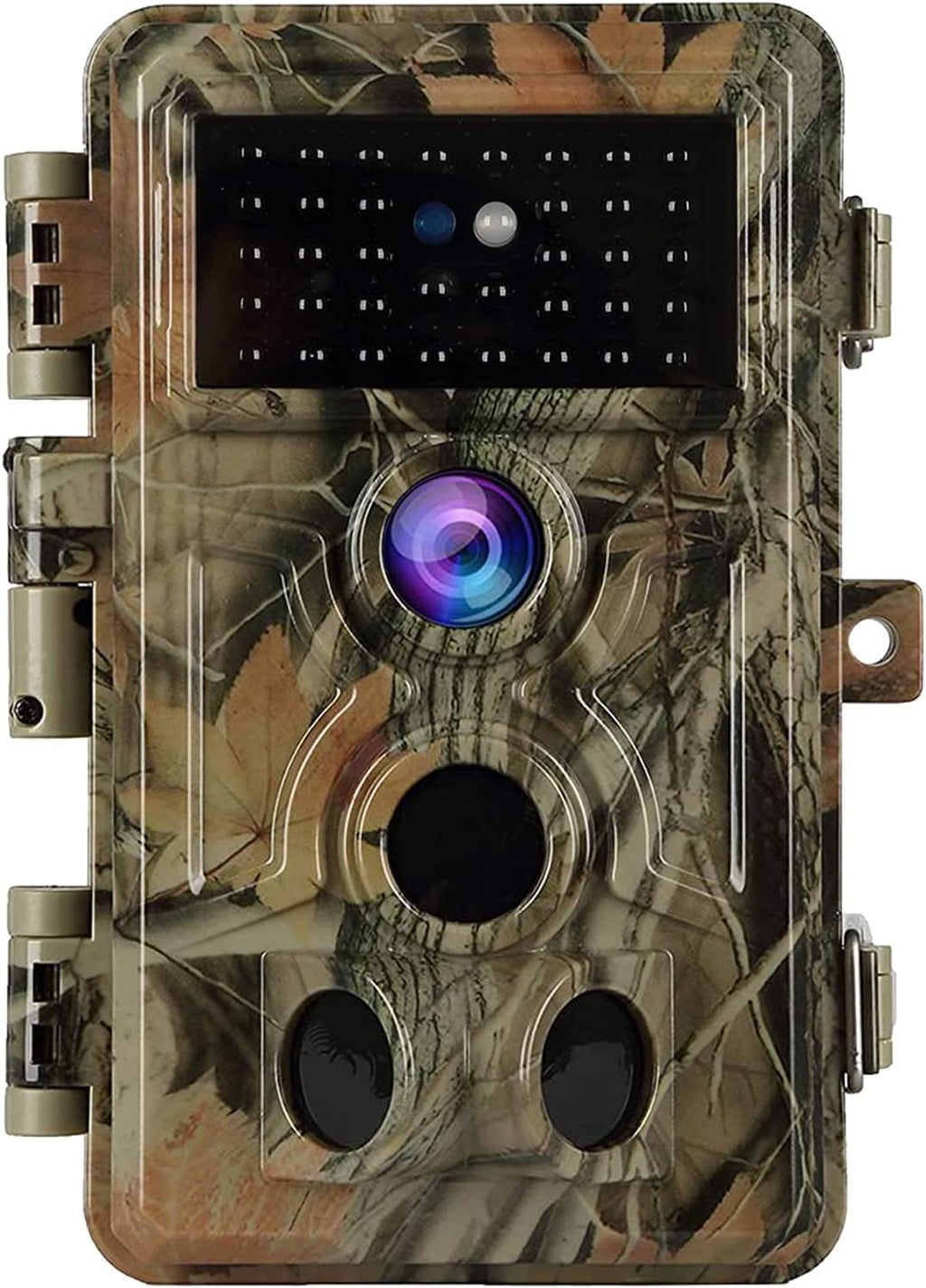 4-Pack Camo Game Trail Cameras 24MP 1296P 120° Wide Angle 90Ft Night Vision IP66 Waterproof M8012