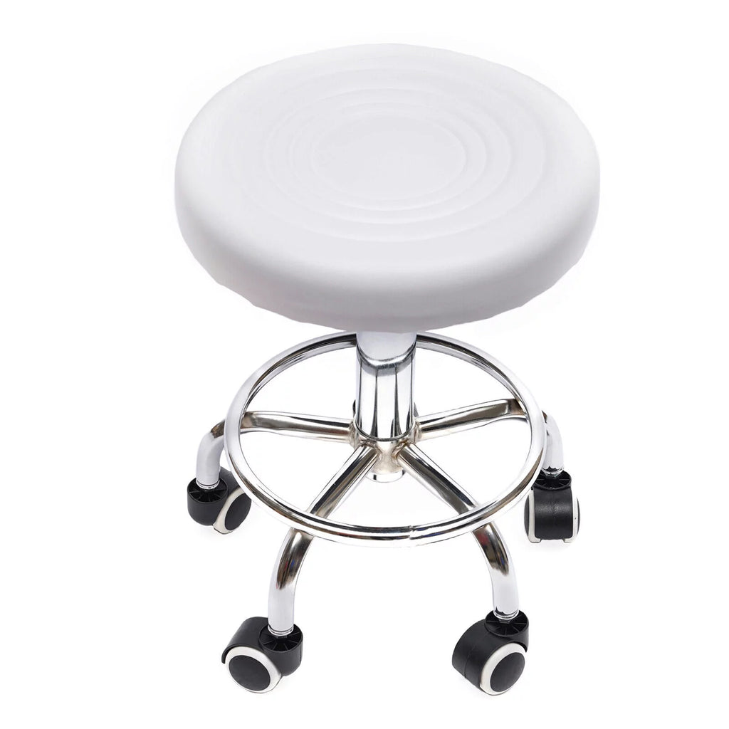 Adjustable Rolling Swivel Salon Stool with 5 Wheels V22838