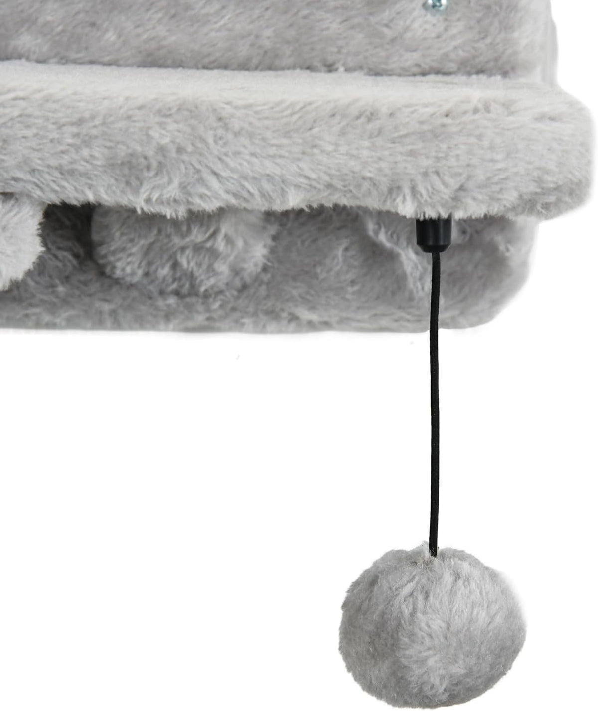 Gray 5PCs Cat Wall Shelves with Soft Plush Sisal I9696