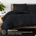 7 Piece Black Bed-in-a-Bag King I78083