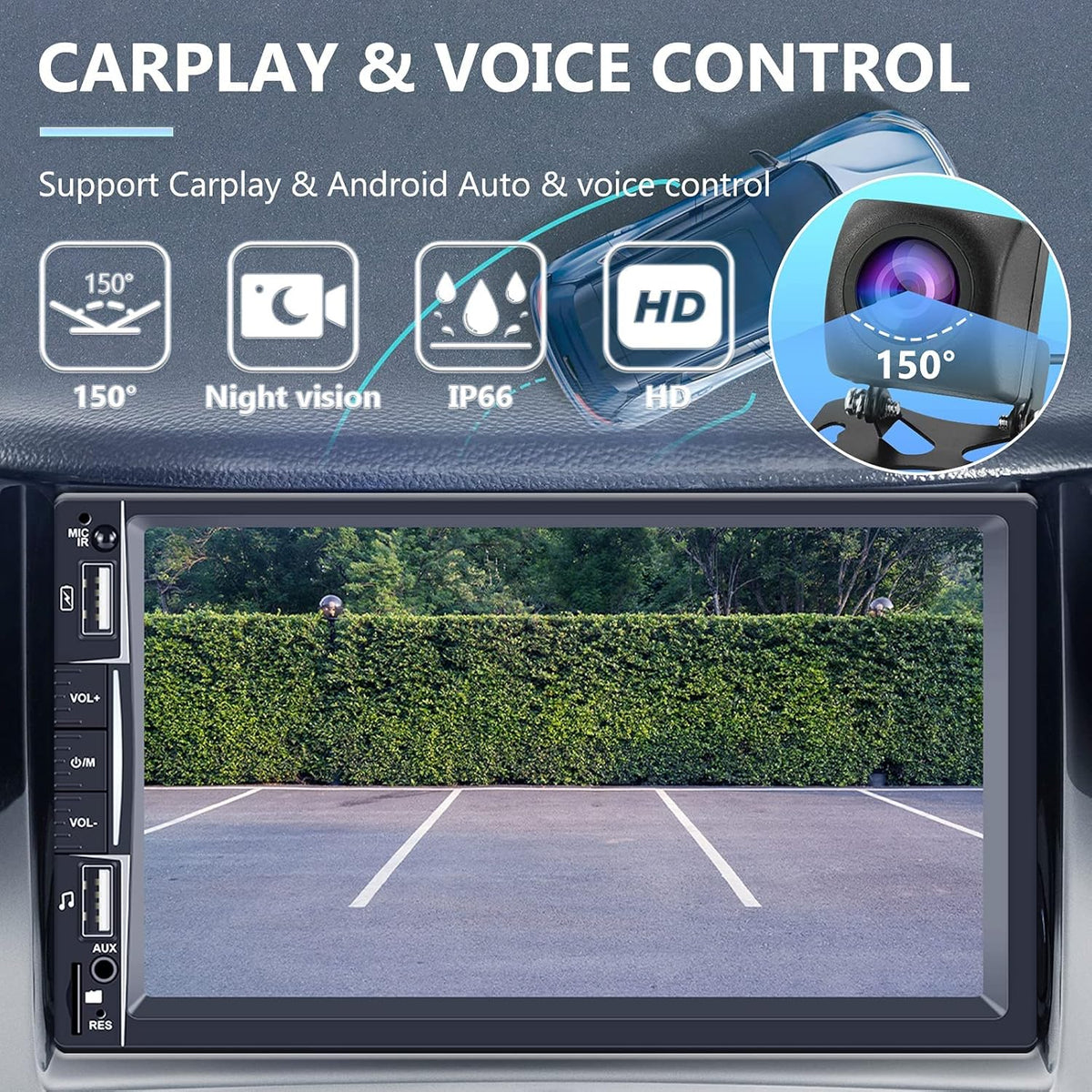 7” Touchscreen Car Stereo with Bluetooth FM Radio Receiver G419