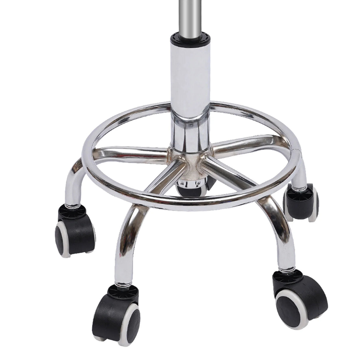 Adjustable Rolling Swivel Salon Stool with 5 Wheels V22838