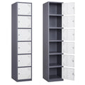 Metal Locker with 6 Doors Y38018