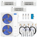 45,000 BTU 3 Zone Ceiling Cassette Ductless Air Conditioner and Heat Pump G290379