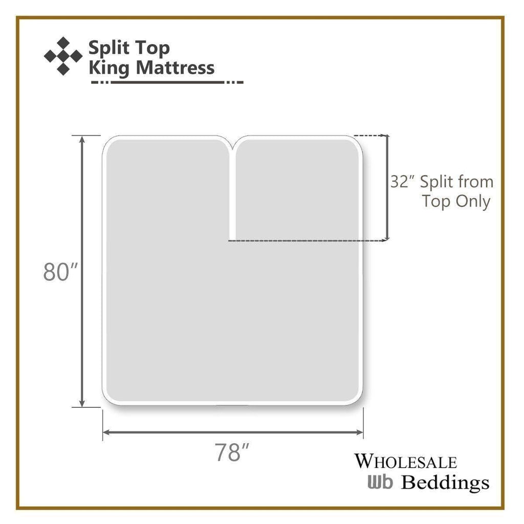 Split Top King Fitted Sheets Bamboo Hybrid I550