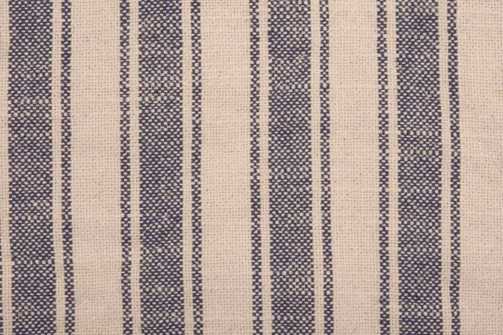 Blue Ticking Stripe Quilt, California King V337