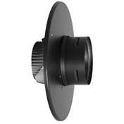 4 inch PelletVent Pro Adaptor Tee Black W68376
