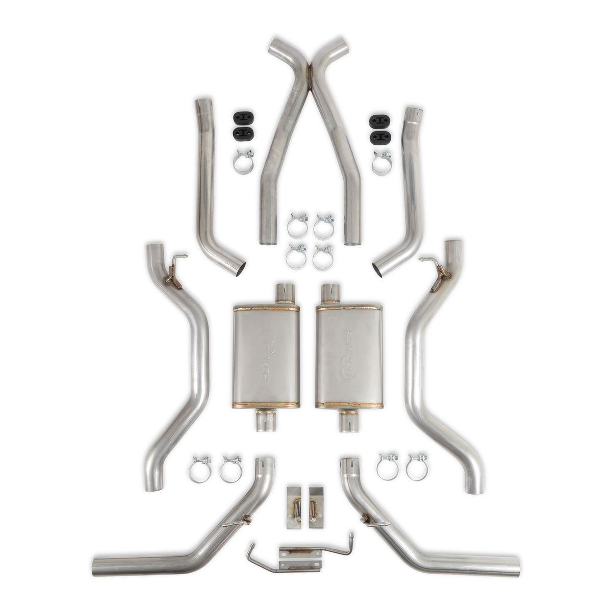 3.0 inch Dual Side Exit Exhaust System W3161