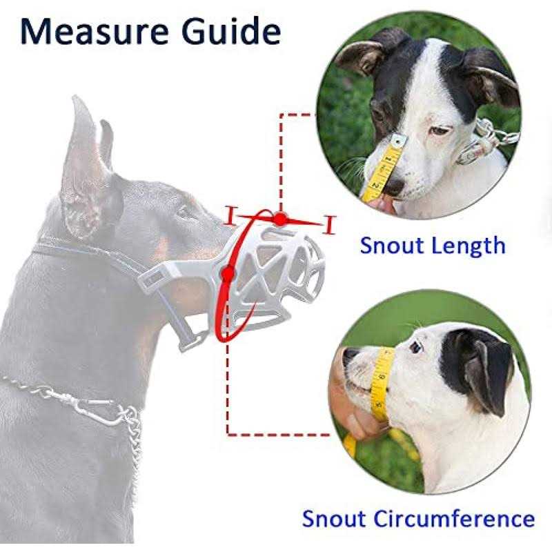 Breathable Basket Dog Muzzle I587654