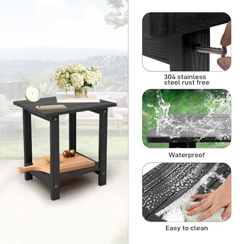 Midnight Blue HDPS Outdoor Side Table Q811