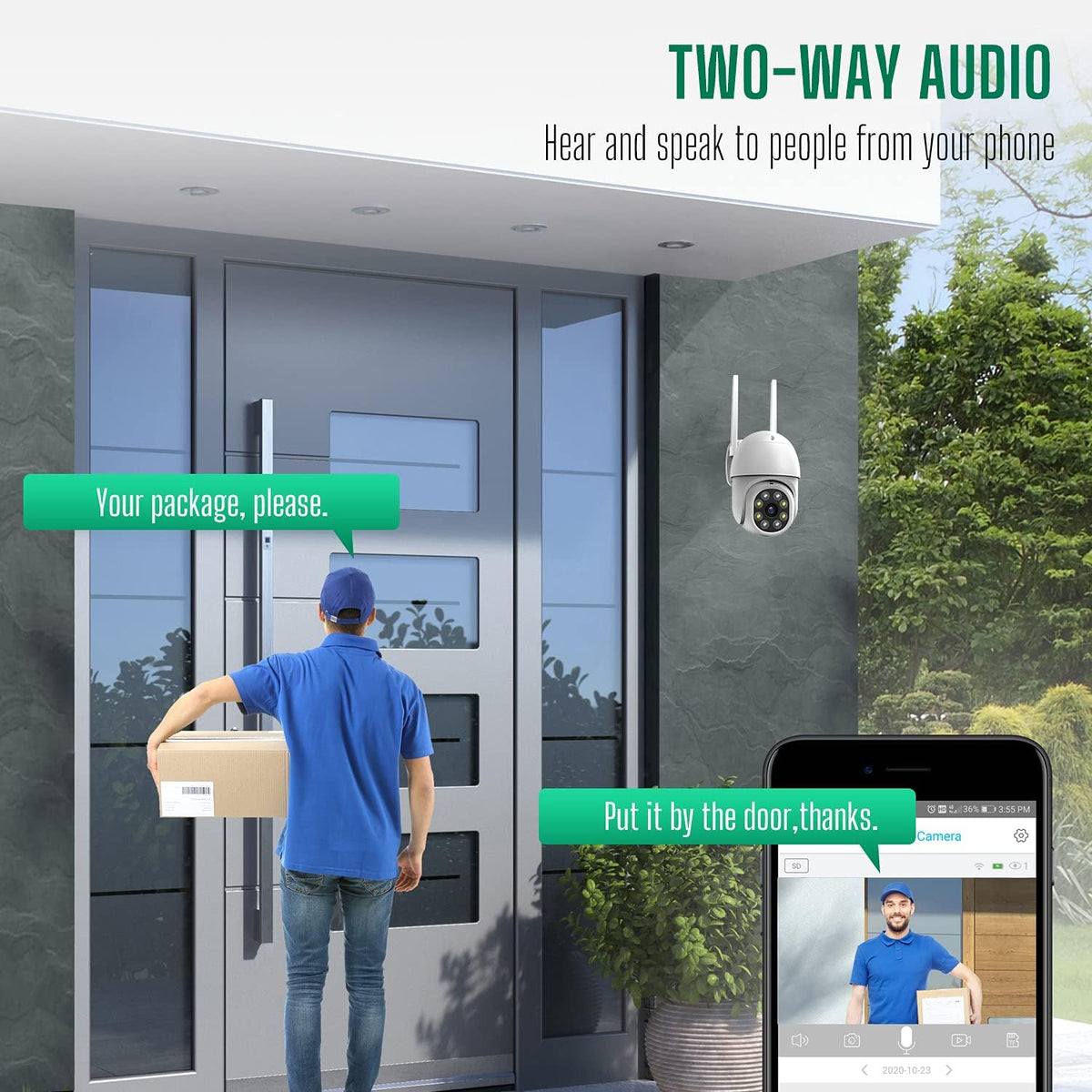 Wireless WiFi 3MP Outdoor Security Camera System with 1TB Hard Drive E8744