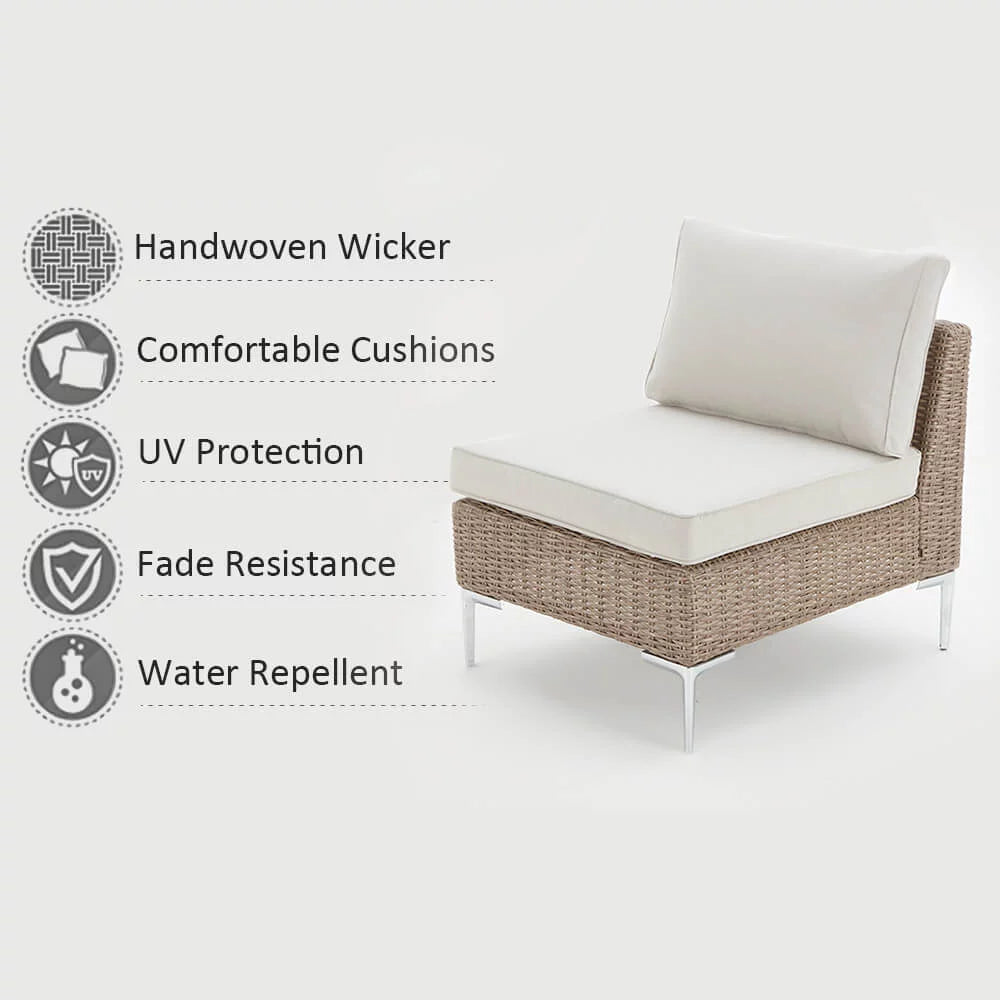 7 Piece Patio Furniture Set with Soft Cushion F15782