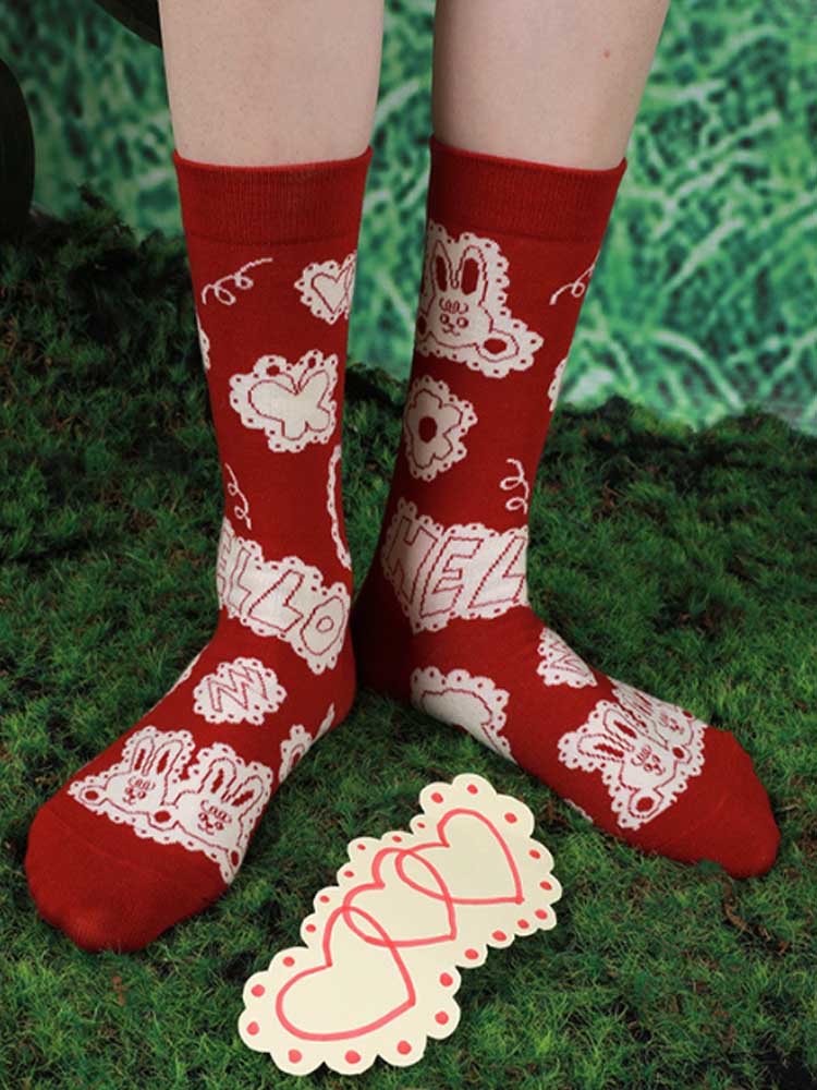 Mid-Calf Socks R811