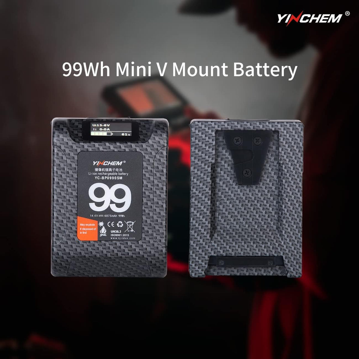 14.4V Mini Portable Lithium-ion Battery with LCD Screen C715