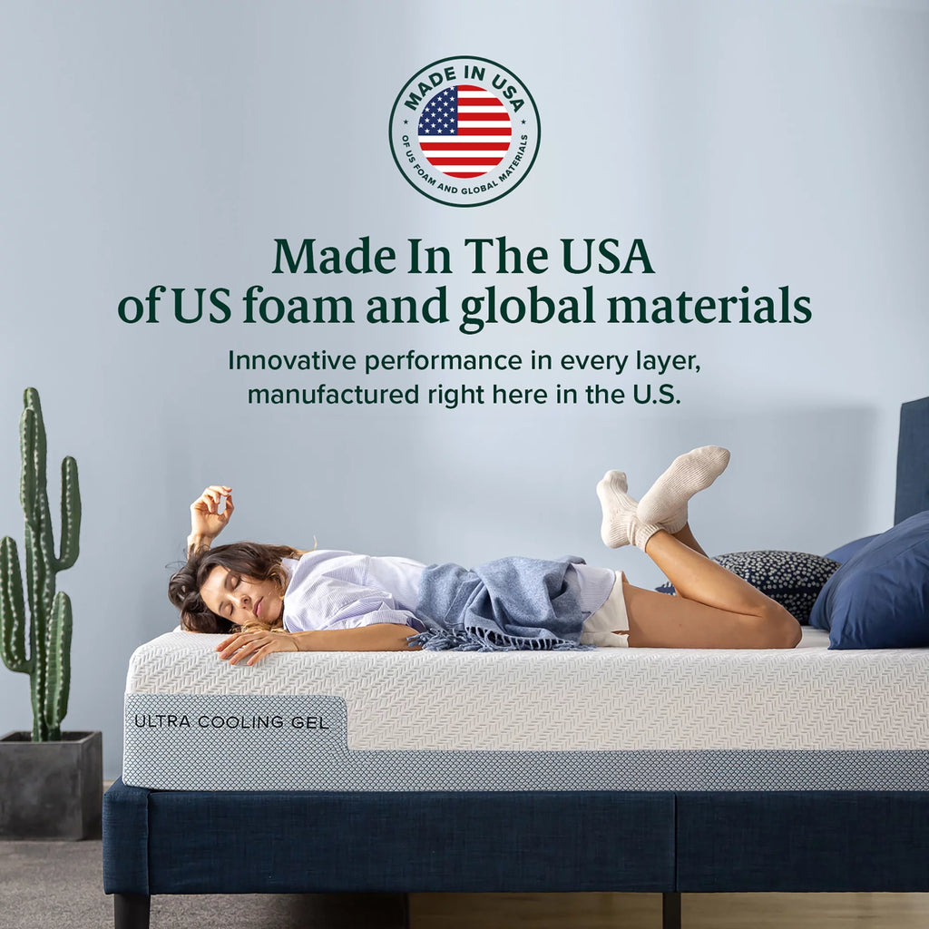 Queen Cooling Gel Memory Foam Mattress Z70097
