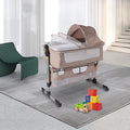 Baby Bassinet Bedside Sleeper with 5 Height Adjustable J109
