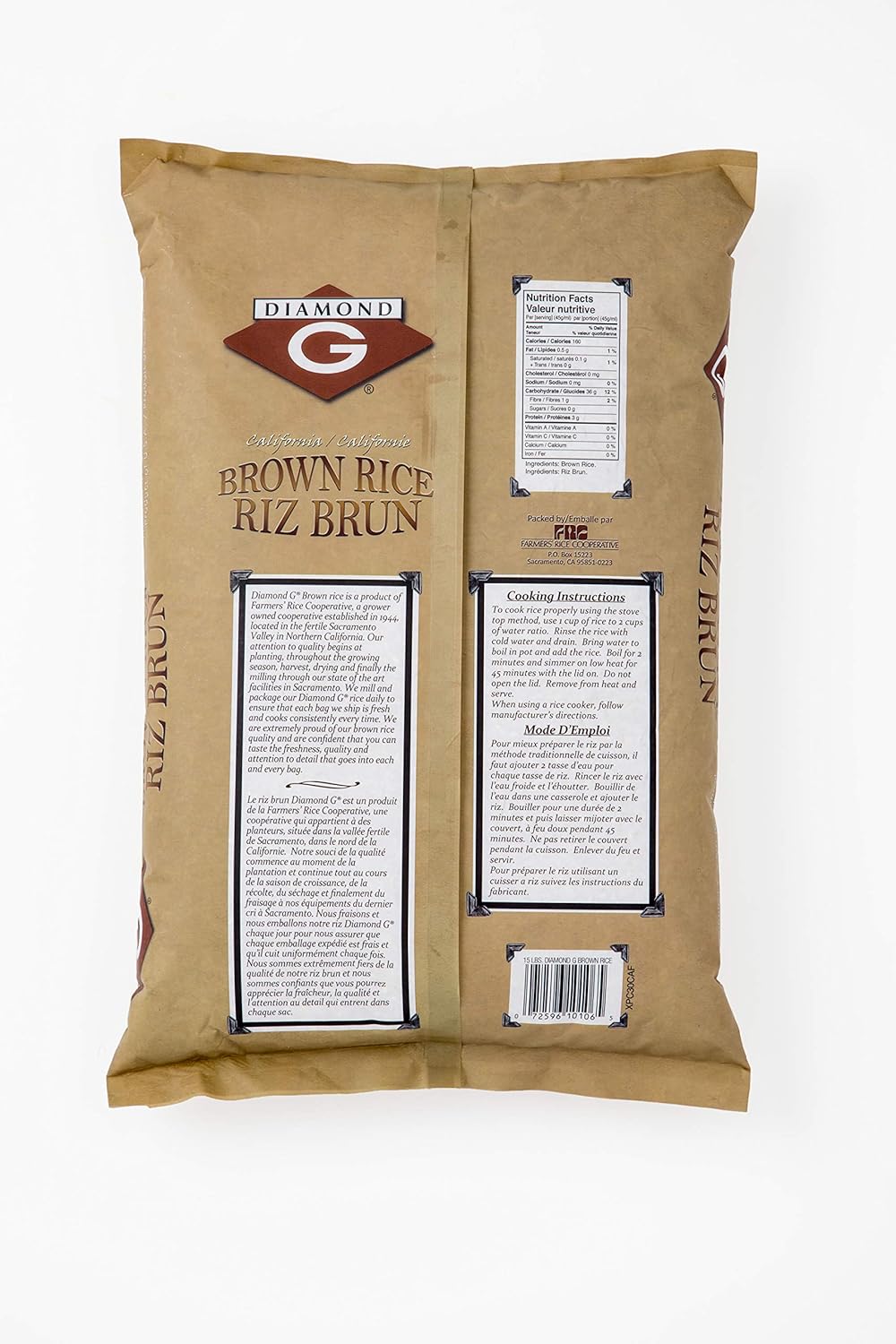 Brown Rice 15lb Q9223