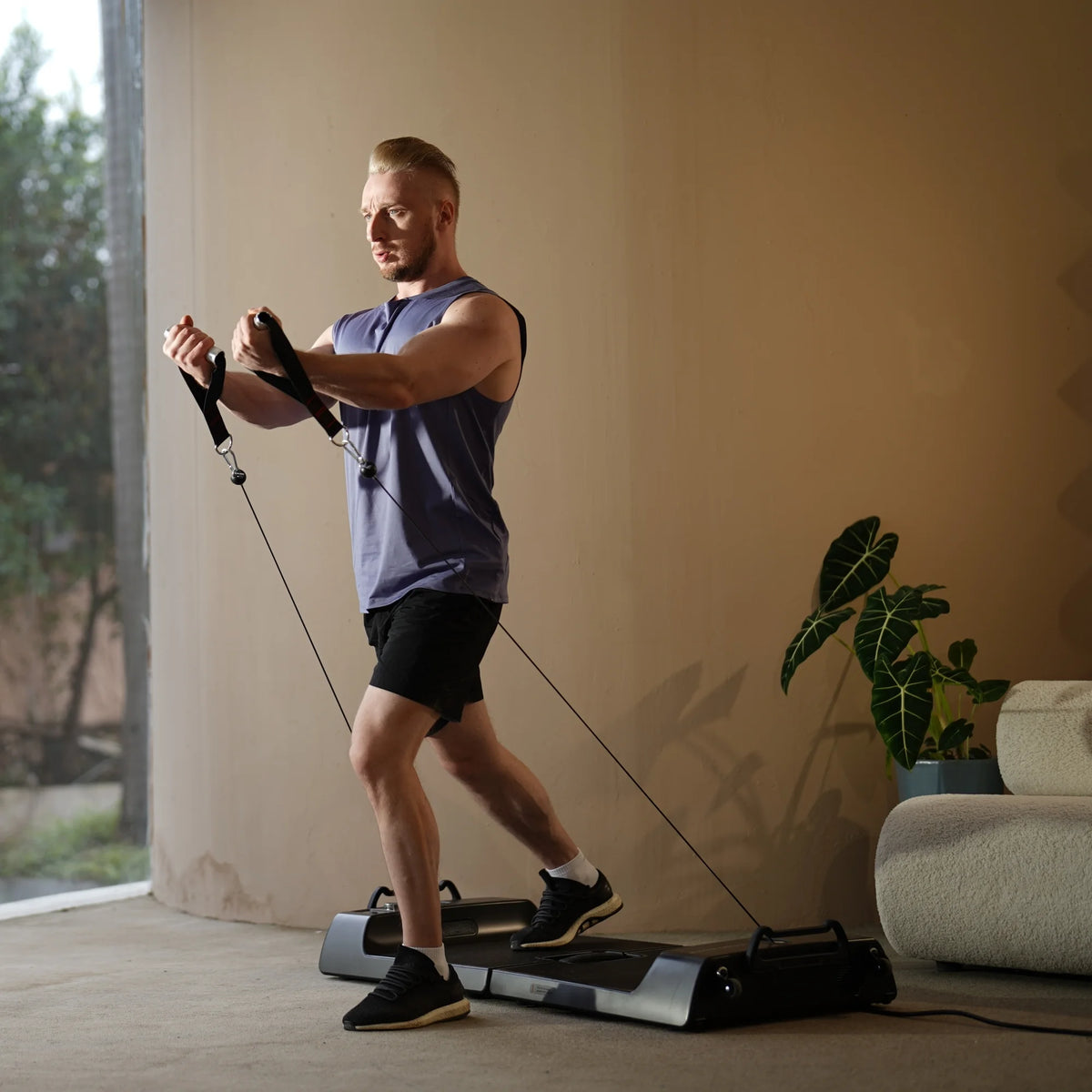 6 in 1 Home Gym Fitness Equipment with APP B637380