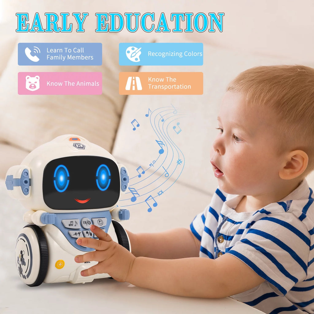 Kids Robot Toys with Voice Control Speech Recognition Singing Dancing Interactive Robot T389195