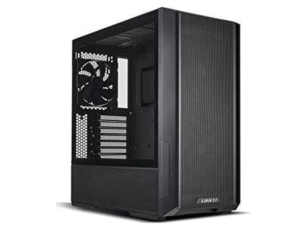 Black Steel Tempered Glass ATX Mid Tower Computer Case W706694