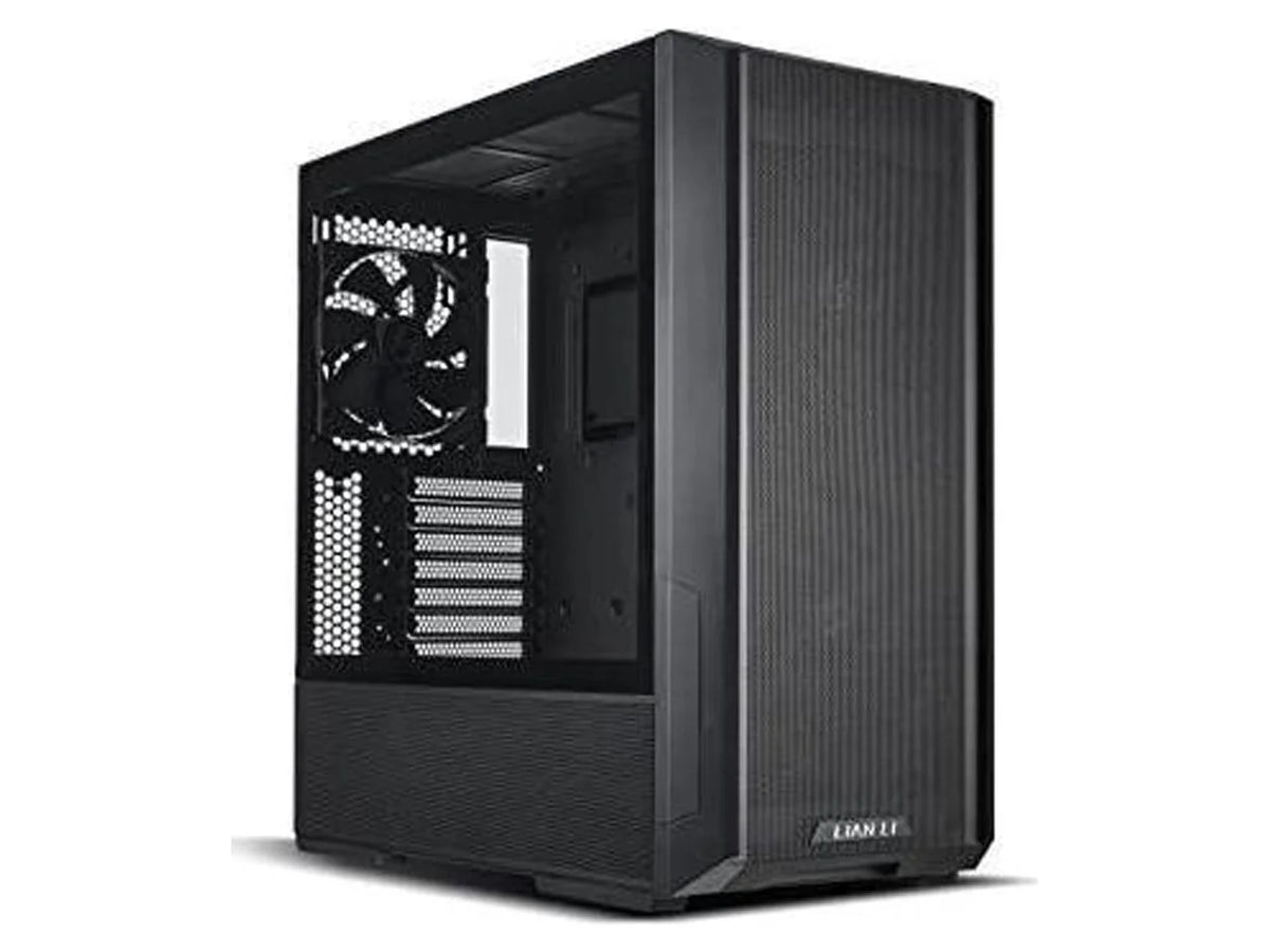 Black Steel Tempered Glass ATX Mid Tower Computer Case W706694