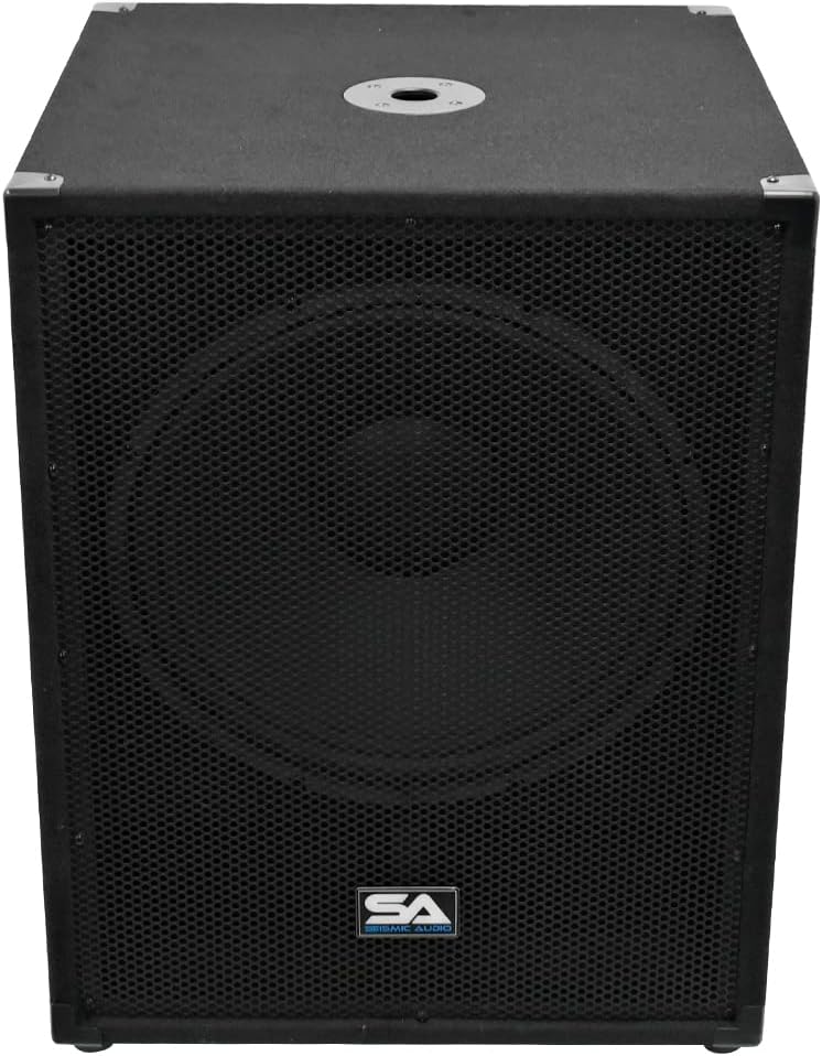 Pair of Powered PA 18 Subwoofer Speaker Cabinets P910