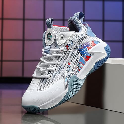 Breathable Basketball Shoes for Boys F4350