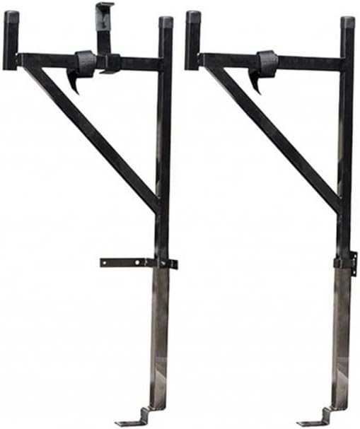 Gloss Black Steel Ladder Rack for Full Size Trucks R84884