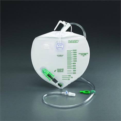 Urine Drainage Bag with Anti-Reflux Chamber, 20/Case Q293
