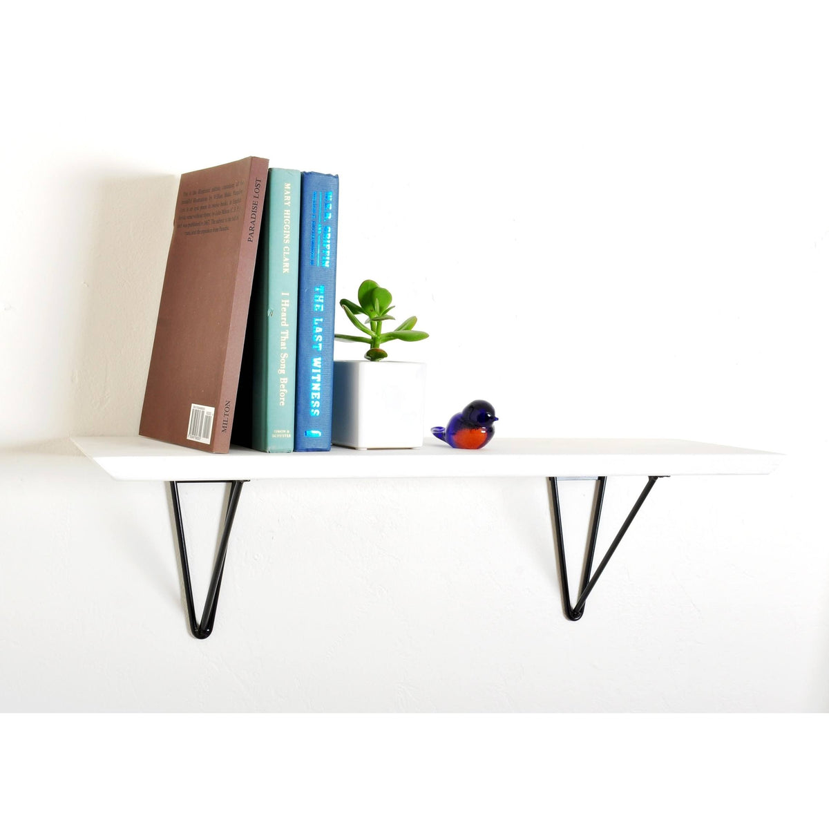 Dark Brown Wood Bracket Shelf C822020