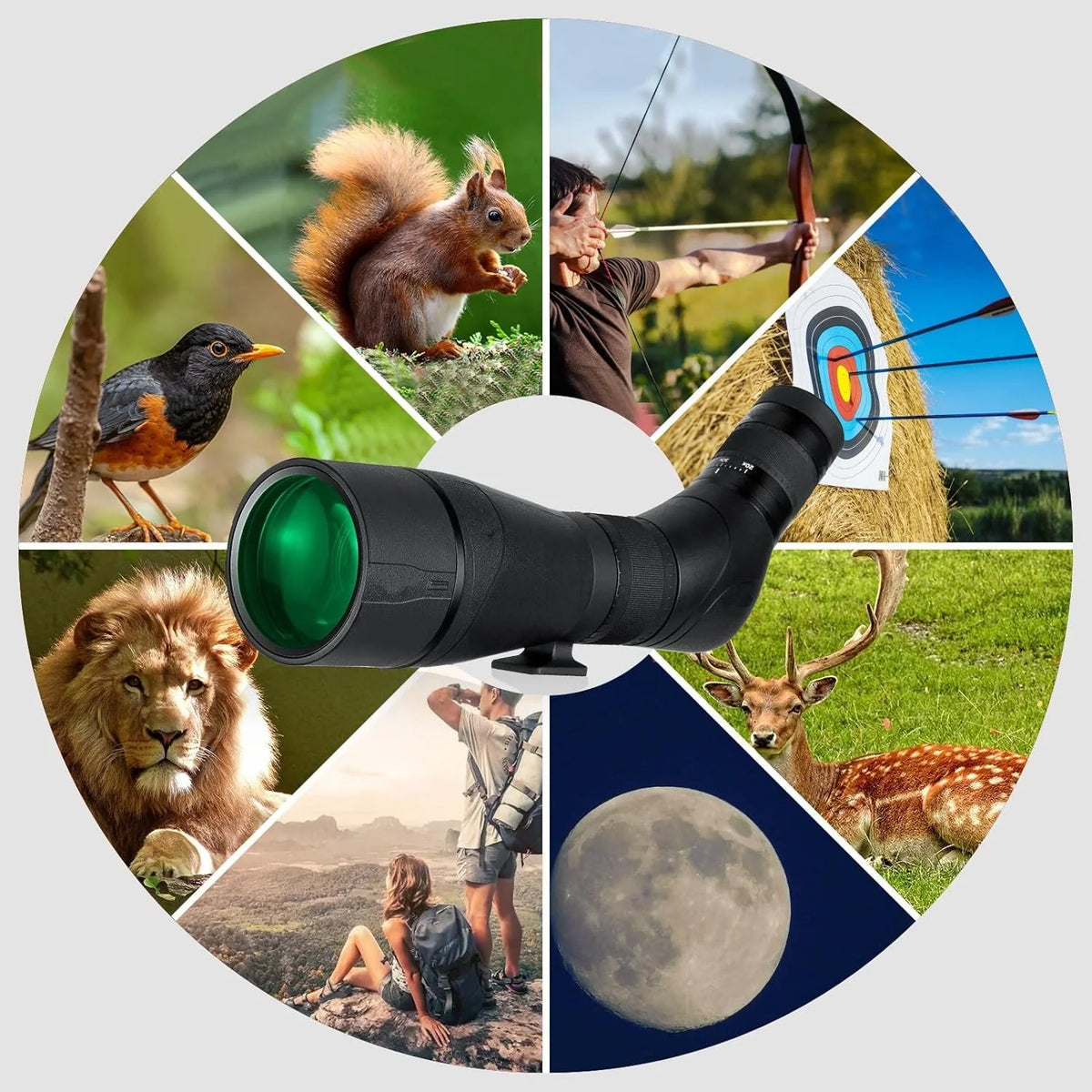 20-60x85 BAK4 Waterproof Spotting Scope G8881