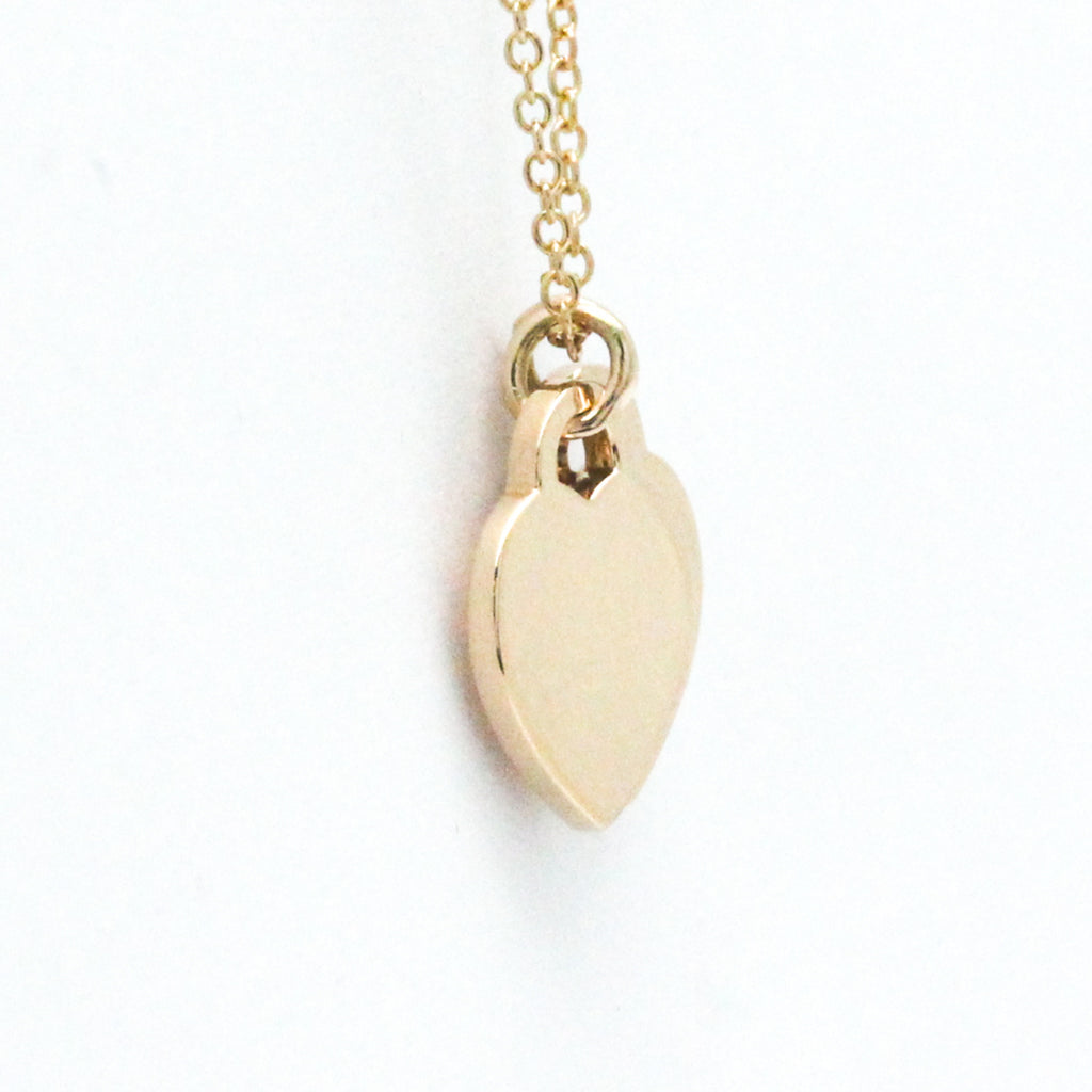Pink Gold Diamond Pendant Necklace L20346