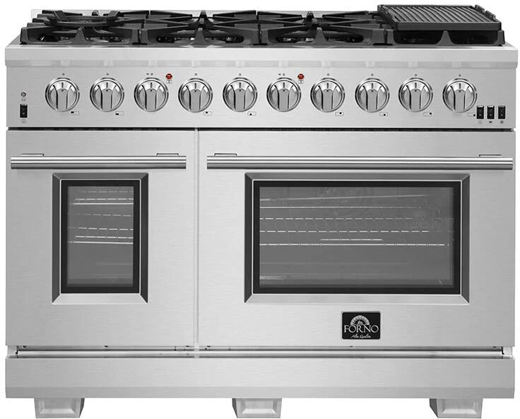 48" Stainless Steel Gas Range with 8 Burners U197892